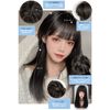 Emgrande Basic Line Wig, Supervised by Top Stylists, 6-Piece Set, Women's Wig, Long, Natural, Small Face Effect, Full Wig, Natural Black DY17B