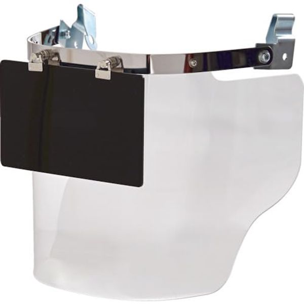 TRUSCO LFSW-C Helmet Mount Large Disaster Prevention Surface, Clear (with Front Plate)