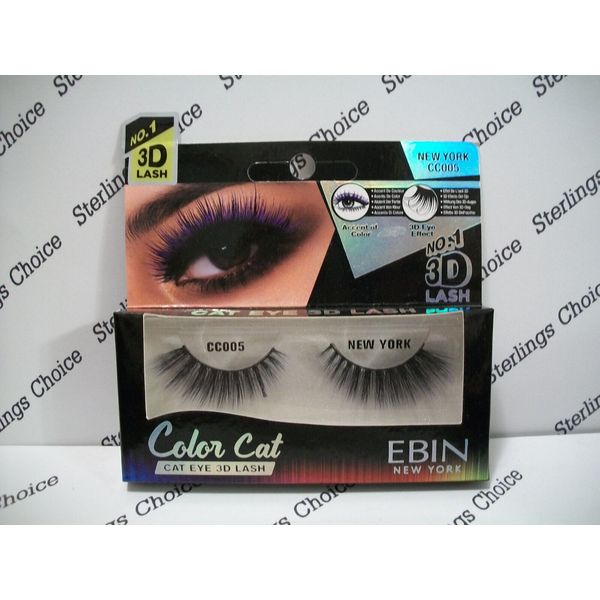 Ebin Color Cat Cat Eye 3D Lash #CC005 New York