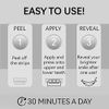 Retrograde Teeth Whitening Strips Hydrogen Peroxide Teeth Whitening Tooth Whitening Premium Teeth Whitener Sensitive Teeth Whitening Kit Mint Flavor - 28 White Strips (14-Day Treatment)