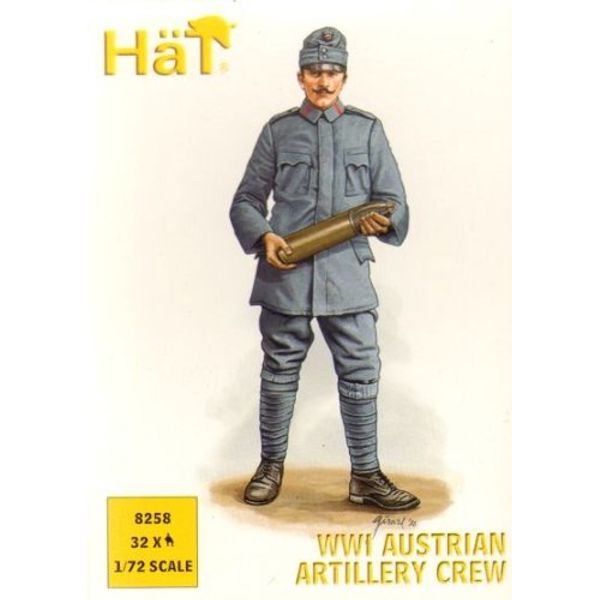 HäT 8258 – Plastic Model Kit 1: 72 Austrian Artillery Team