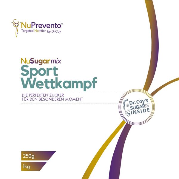 NuPrevento SüßeMix Sport-Wettkampf - Zuckermischung - Zuckerersatz - 250g Dose