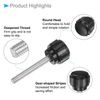 CoCud Knurled Thumb Screws, M4 Thread 30mm Thread Length, Plastic Knobs Clamping Screws - (Applications: for Sawing Machines), 20-Pieces