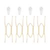 Plate Hangers for Wall for 8-10 inch, 4 Pack, Gold
