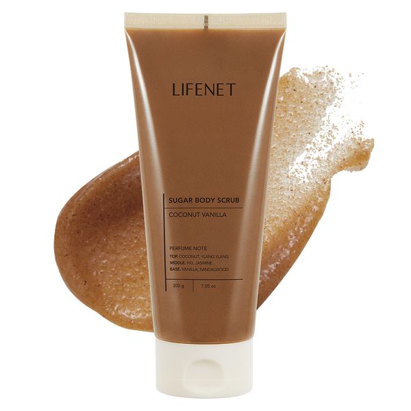 Lifenet Sugar Hypoallergenic Body Scrub Coconut Vanilla