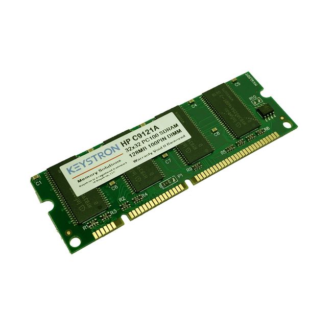 Keystron Compatible 128MB 100-pin Memory Upgrade for HP Laserjet 1320 2300 2505 2550 2605 2700 2820 2840 3390 3392 4100 4200 4300 5100 8150 9000 (p/n C9121A, Q9121A, Q7709A)