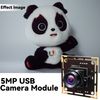 GEMSTONEGO 5MP USB Camera Module No Distortion Lens 1944P UVC Computer Webcam Industrial Lightburn Camera for Windows Linux Android and Mac OS