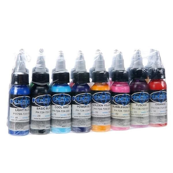 Tattoo Ink Set Permanent Makeup and Art Microblading Pigment for Body Painting 16 Colors 30ml