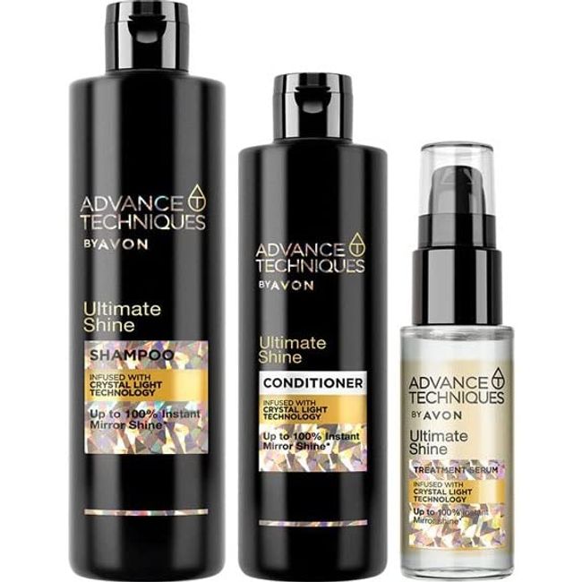 AVON Advance Techniques Ultimate Shine Haarpflege-Set 3-teilig -