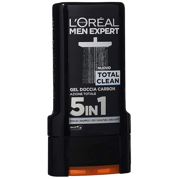 L'OREAL Men Shower TOTAL Clean 300 Ml. Soaps and cosmetics
