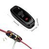 4Pcs Inline Switch Low Profile Torpedo Switch AC 250V 10A for Bedside Lamp Desk Table Light Electrical Cord (Black)