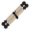 Small Blank Scroll 4" x36" for historic writing-Oak, gold, silver