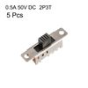 5 PCS 2P3T Mini Slide Switch On/On/On DP3T 3 Position 8 Pin PCB