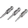 wolfcraft Solid Safety Screwdriver Blade Set, 3 pcs. I 1260000 I 3 Solid bits, 50 mm