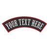 Custom Embroidered Top Rocker Vest Patch Motorcycle Biker Patch 11" (B)