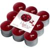 Scented Tea Lights - 18 Pack Black Cherry
