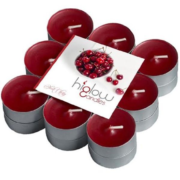 Scented Tea Lights - 18 Pack Black Cherry