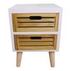 HoitoDeals Compact 2 Drawer Unit with Removable Legs For Home Office