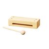 Percussion Wood Block With Beater Handmade Instrument 17cm