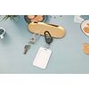 65CM Lanyard Extendable Retractable Keychain Holder with Card Holder (Black)