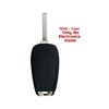 2X New Replacement Key Fob Shell / CASE Compatible with & Fit for Select Chevrolet Vehicles. (No Electronics or Chip Inside)