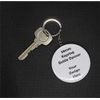Gift Insanity DEVIL AND EVIL - RED ON WHITE - 58mm Long Chain KEYRING BOTTLE OPENER