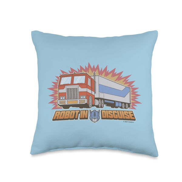 Transformers Optimus Prime Robot In Disguise Throw Pillow