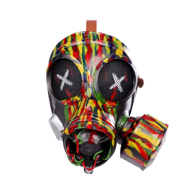 NUOBESTY Halloween Punk Gas Mask Halloween Costume Cosplay Props Steampunk Dress up Party Masquerade Mask Headwear Party Favor