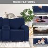 100% Waterproof Recliner Console Cover, Stretch Middle Console Couch Covers for 