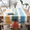 DII Cotton Woven Table Runner Storm Blue 13cm x 72cm