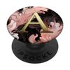 Marble Monogram Elegance Personalized Initial A Stylish Grip PopSockets Swappable PopGrip
