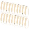20 Pieces Microblading Practice Skin Fake Skin Silicone Eyebrow Tattoo Practice Headband, Micro-blading Practice Skin for Beginners Tattoo Eyebrow Practising Design (White Dotted Line,Dotted Line)