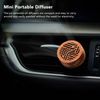 Car Diffuser Vent Clip,Wood Essential Oil Diffuser,Mini Diffusers with Volcanic Rock,Waterless Portable Air Freshener Decoration