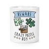 Beware Crazy Puzzle Boy Makeup Brush Pencil Pot