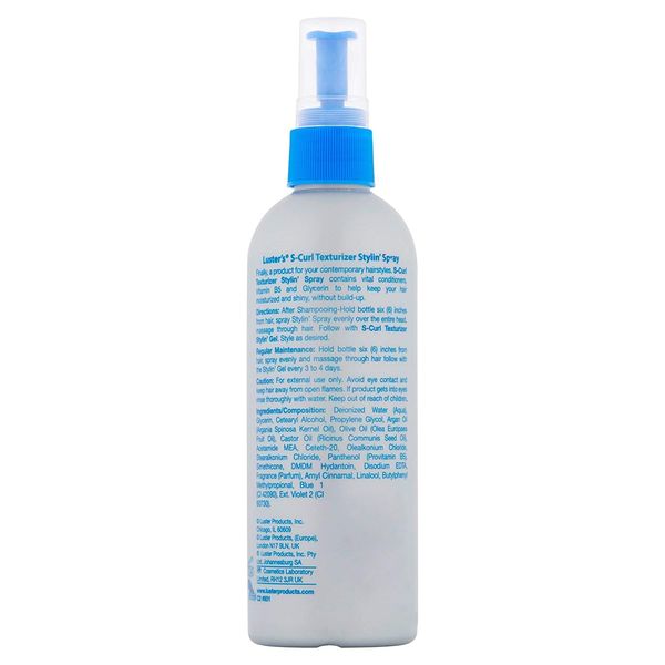 Lusters S-Curl Texturizing 8 Ounce Styling Spray Pump (235ml) (3 Pack)