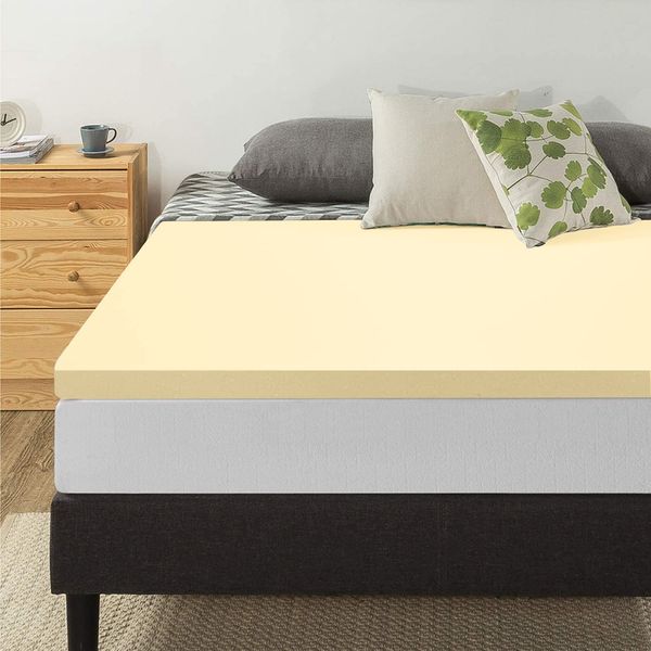 Orthopaedic Memory Foam Mattress Toppers Premium Quality Standard UK In 1", 2" Thicknesses Available Depths|Soft & Comfortable|Memory Foam Durable(Double 1")