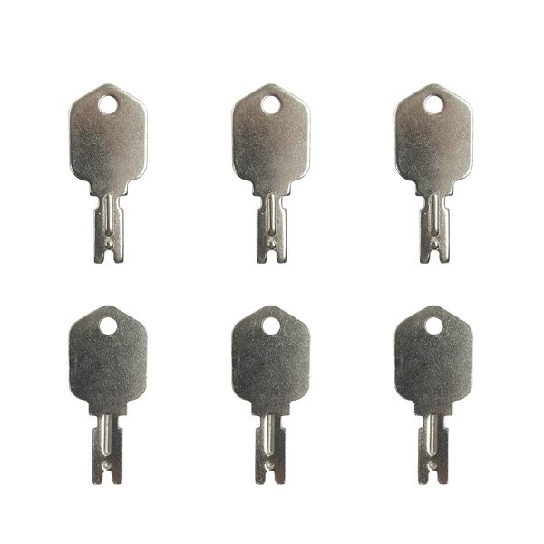 6X Forklift Key 1430 166 keys replacement for Hyster/Caterpillar/Yale