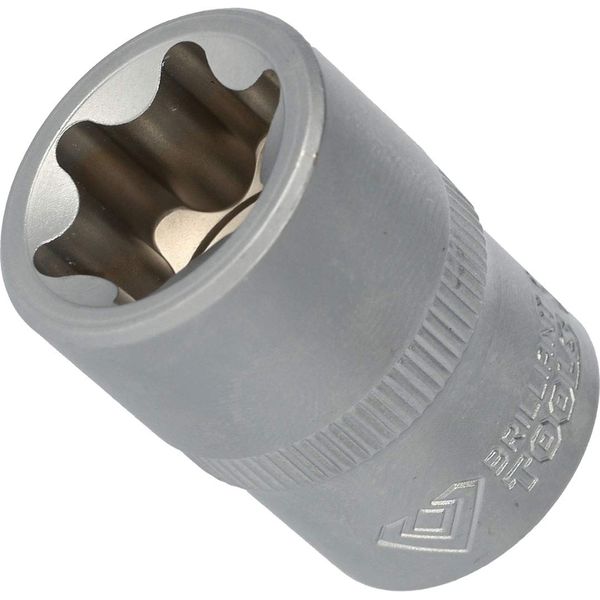BRILLIANT TOOLS BT022847 1/2" Torx-E-Stecknuss, E22 [Powered by KS TOOLS]