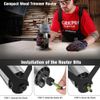 WORKPRO Compact Router Kit W/6 Variable Speeds 6.5Amp Corded Trimmer Router Tool