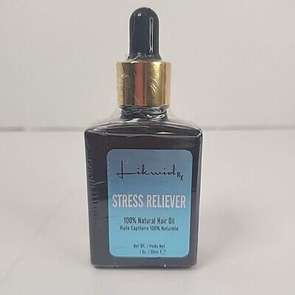 Likwid Rx Stress Reliever 100% Natural Hair Oil 1 oz New and Sealed