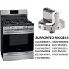 Sturdy Replacement Knobs for Frigidaire Ranges - D-Shaft Metal Insert included