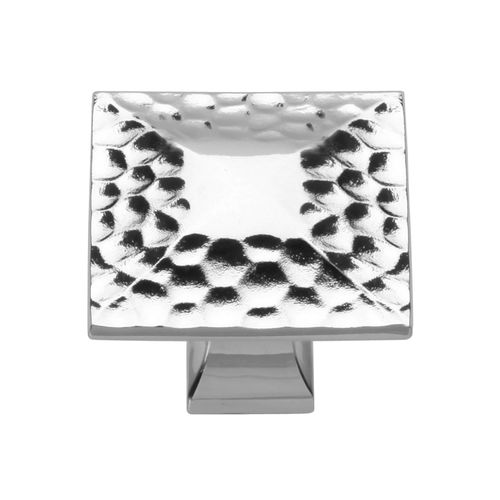 Hickory Hardware Craftsman Collection Knob 1-1/4 Inch Square Chrome Finish