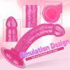 D1Y-MDP-01 Realistic Pink Silicone Mini Toy Exercise Anil Plug Kit with Base for Beginners