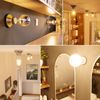 ledscom.de Ceiling Light/lamp Holder Elektra, Porcelain, Glossy Black, 1x E27 max. 300W