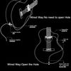 Wireless & Wired Acoustic Guitar Pickup System,Wireless Soundhole Pickup with...