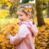 Beleki 2PCS Tanksgiving Hair Bow with Candy Corn
