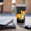 Corgi with Nonbinary Pride Flag Stainless Steel Insulated Tumbler