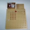 Wooden Montessori multiplication board game