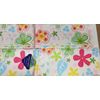 SET OF 2 SAME PRINTED MICROFIBER KITCHEN TOWELS (15"x25") MULTICOLOR FLOWERS,K&C
