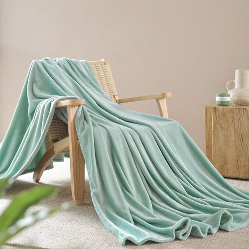 Fleece Blanket Throw Size - Soft Plush Fluffy Fuzzy Throw Blanket for Couch Bed Sofa - Luxury Lightweight Warm Microfiber Flannel Blanket All Season Use for Home Travel Camping, 50x60 inches